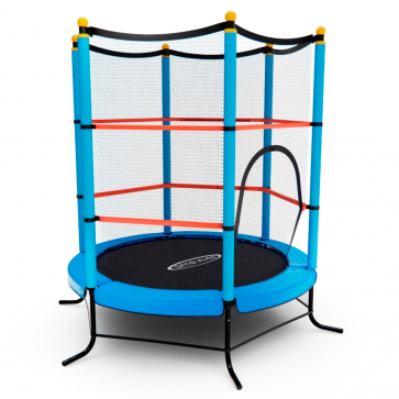 Батут детский DFC SMRKIDS 55" с сеткой, BLUE - 2