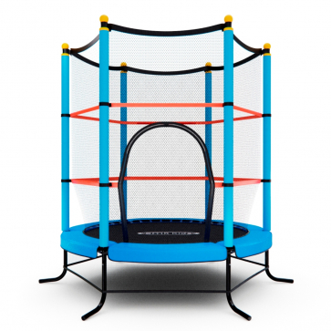 Батут детский DFC SMRKIDS 55" с сеткой, BLUE - 6