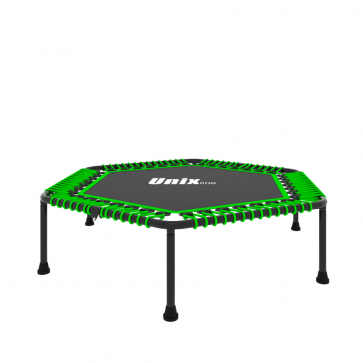 Батут UNIX Line FITNESS Lite Green (130 cm) - 1