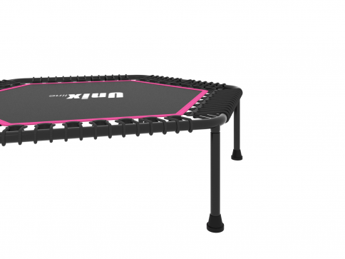 Батут UNIX Line FITNESS Lite Pink (130 cm) - 4